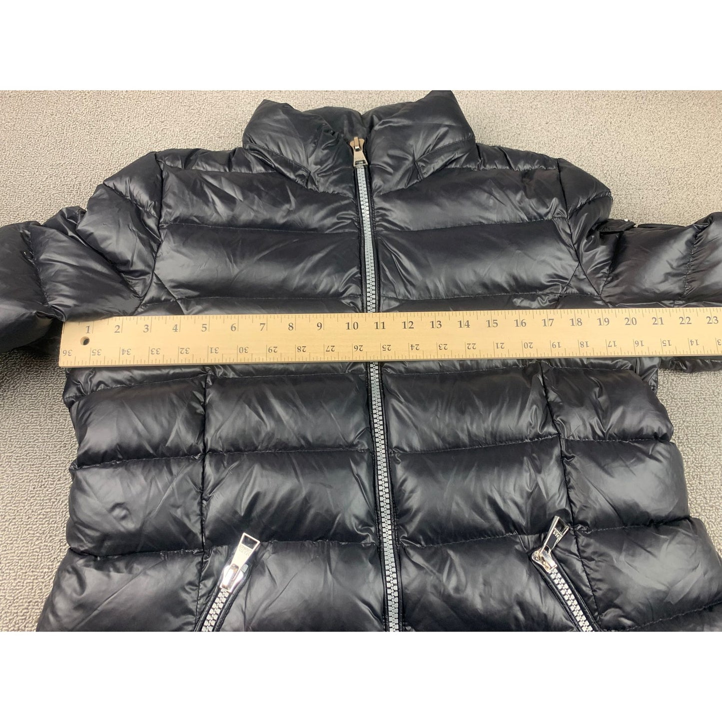 Karl Lagerfeld Womens Medium Black Down Puffer Jacket