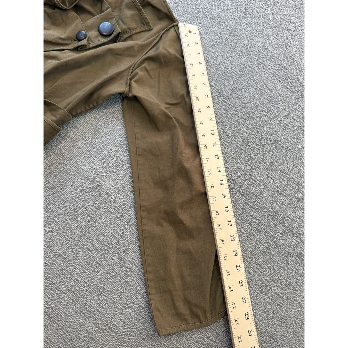 SEA New York Women's Button-Front Brown Wide Leg Jumpsuit