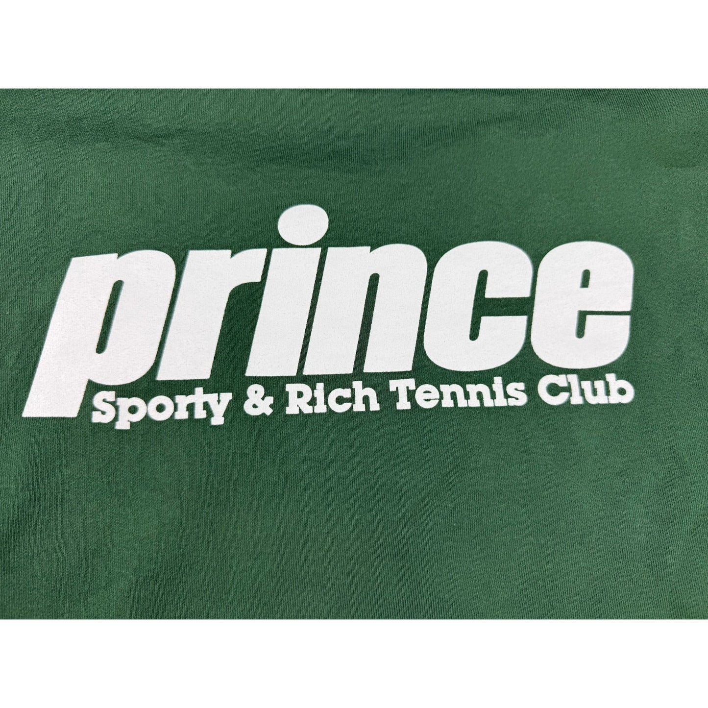 Sporty And Rich Men Small Green Prince Hoodie Pullover With Front Pocket