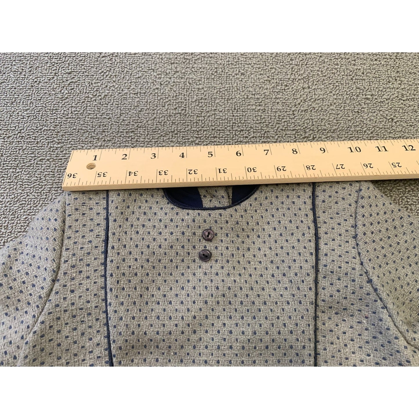 Martina Charlotte Girls 4Y Gray And Navy Drop Waist Dress