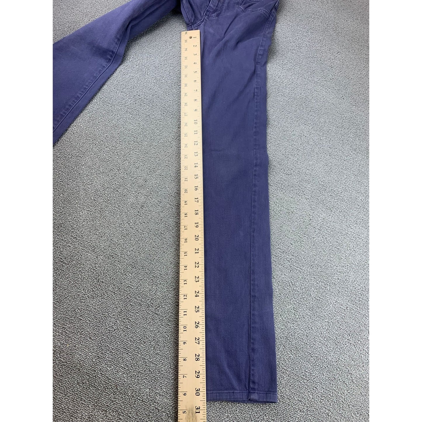 Diesel Livier Jegging Womens W25 Purple Super Slim Low Waist Stretch 0661V