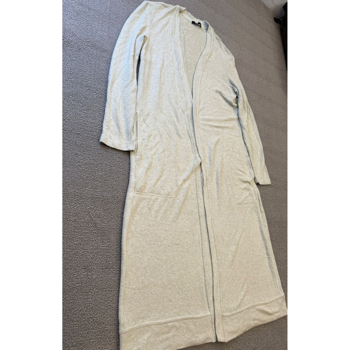 7 For All Mankind Female Size Small Open Front Long Cardigan