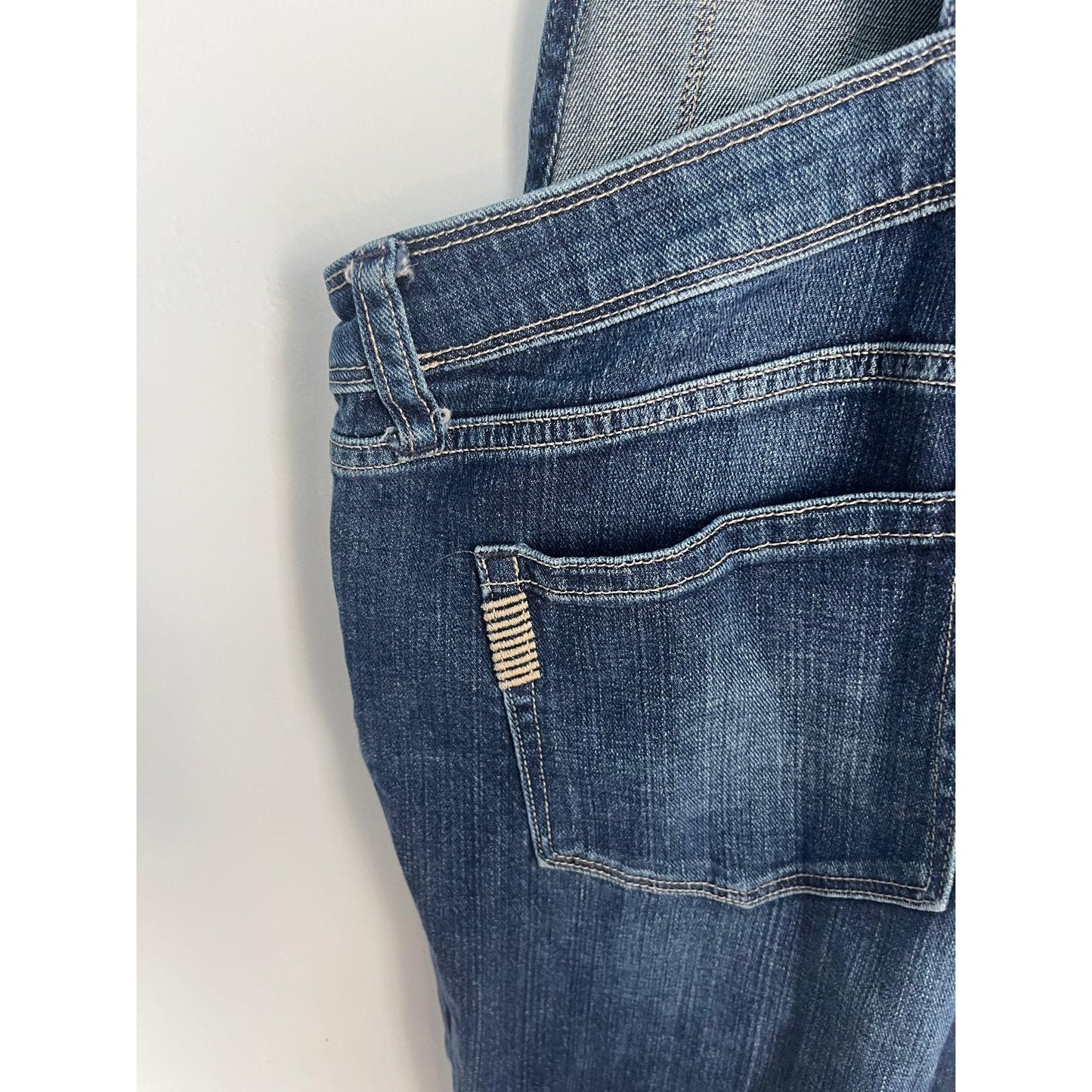 Paige Denim Overalls Women 27 Medium Wash Adjustable Strap Casual