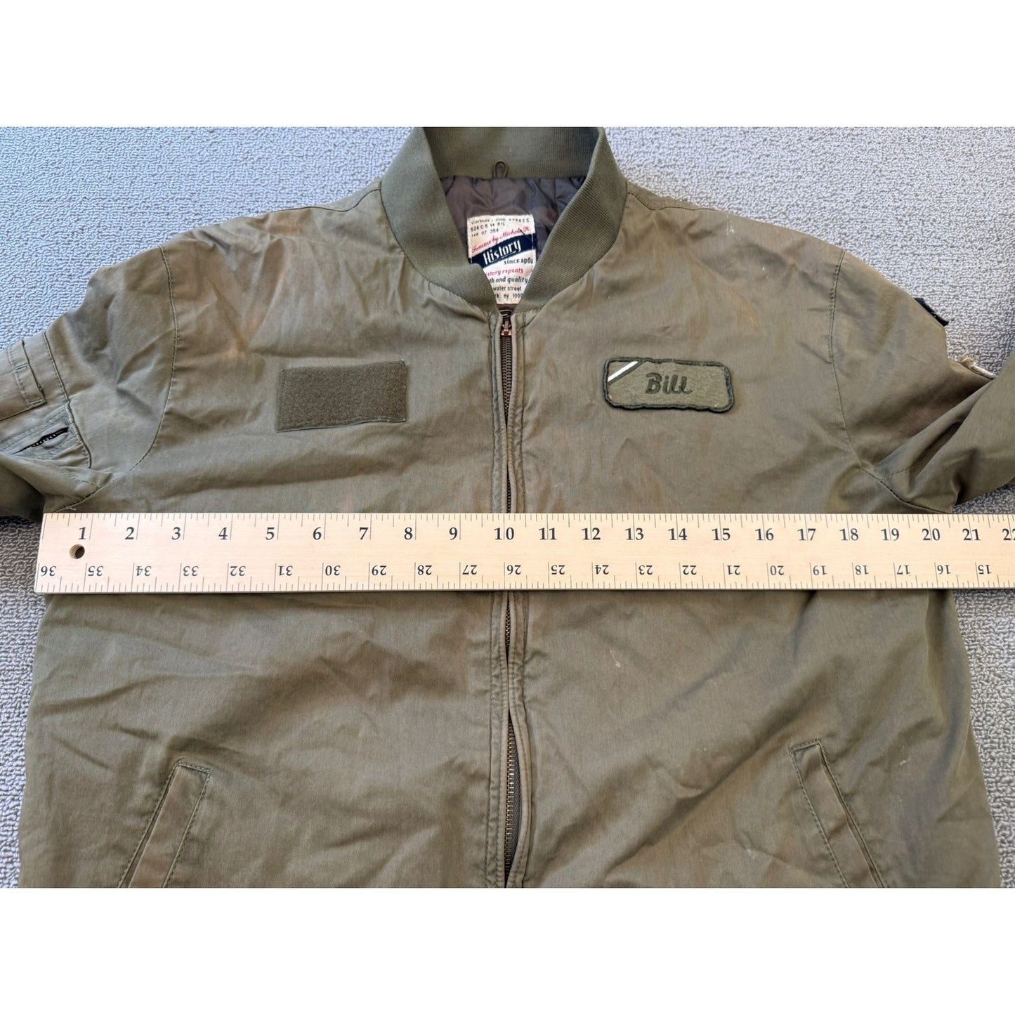 History Repeats Femee By Michele Ray History Repeats M 52A Vintage Style Bomber