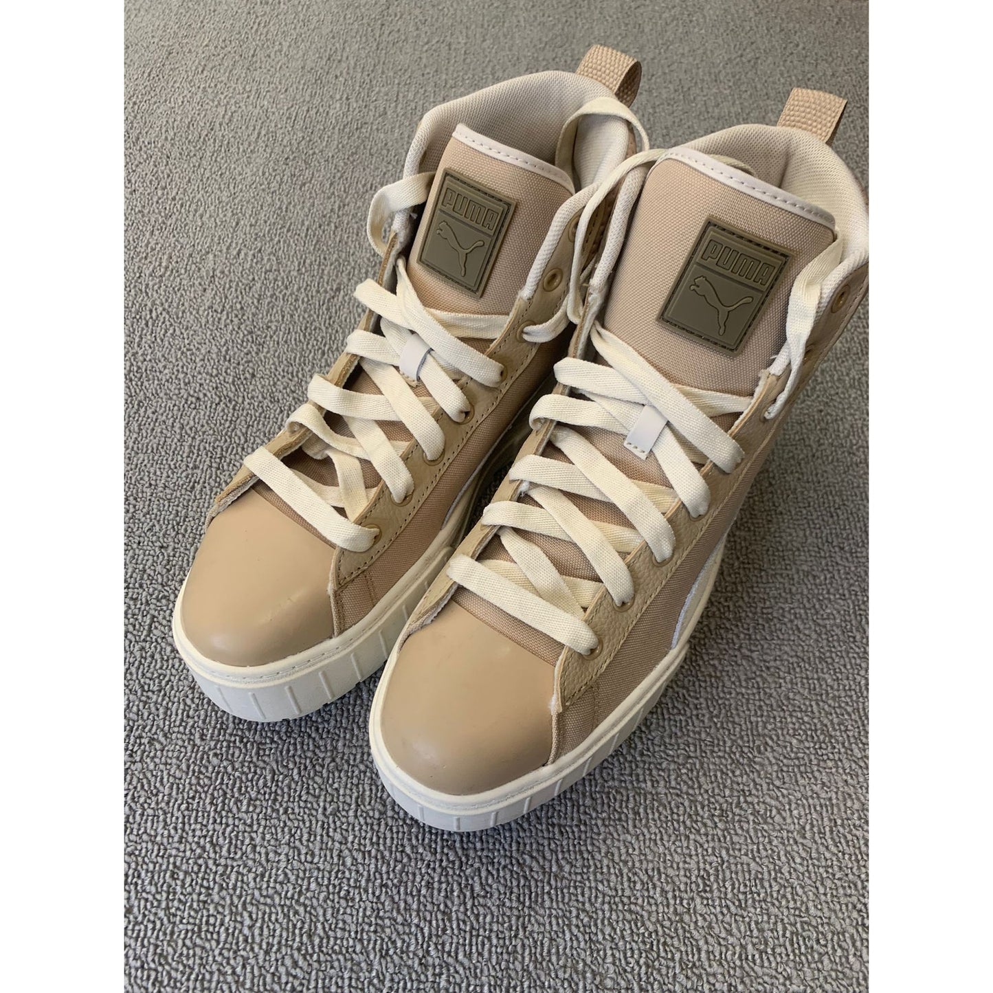 PUMA Men US 9.5 Brown High Top Sneakers