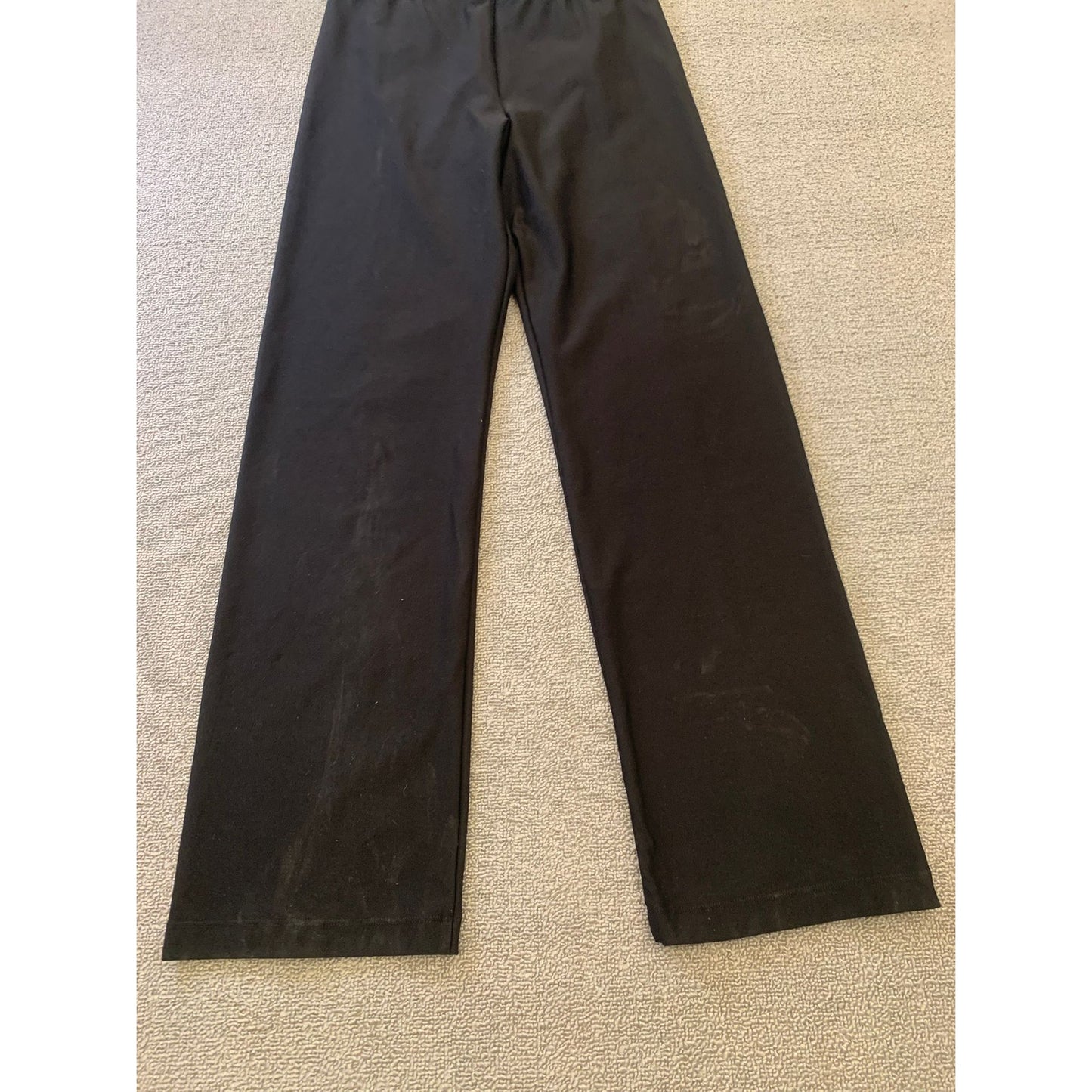 Vintage Nike Women Small Petite Black Straight Leg Pants Made in Taiwan 90's Y2K