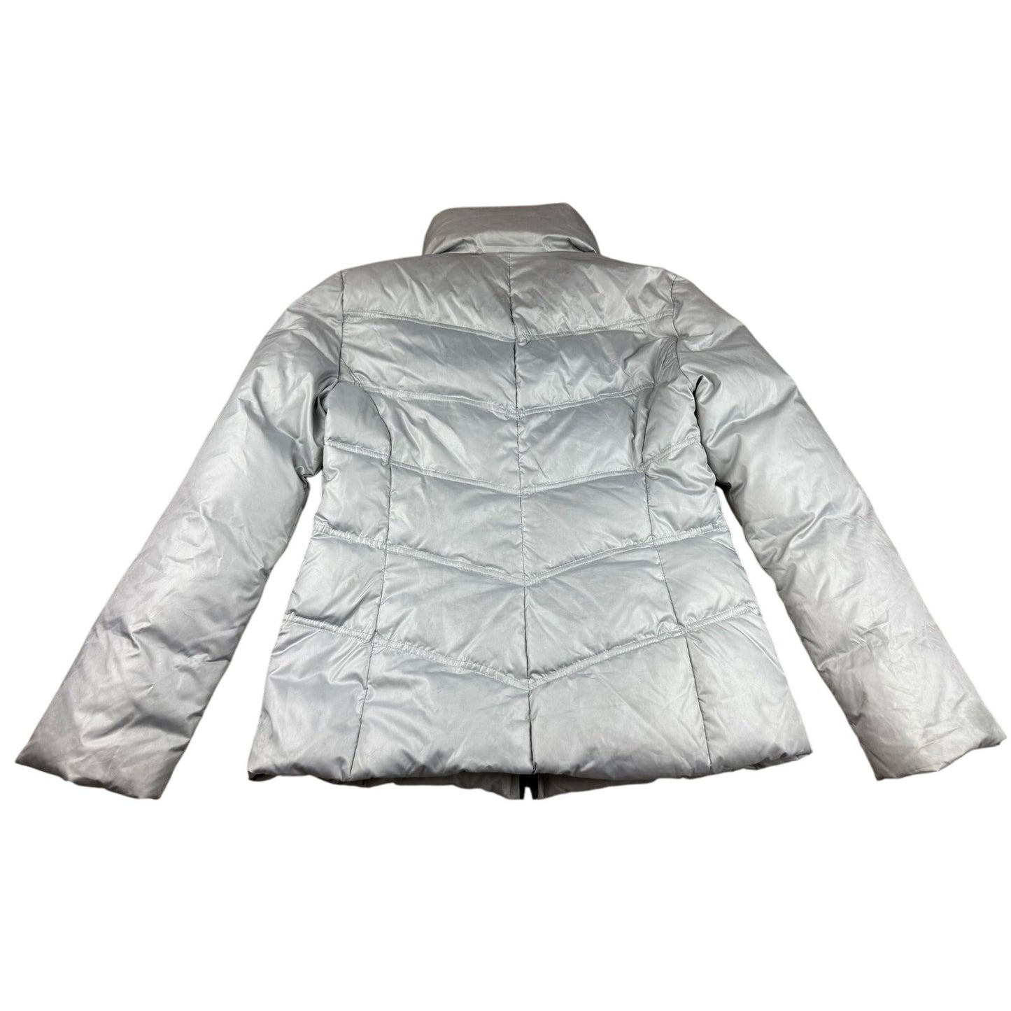 Guess Women's M Gray Silver Puffer Jacket