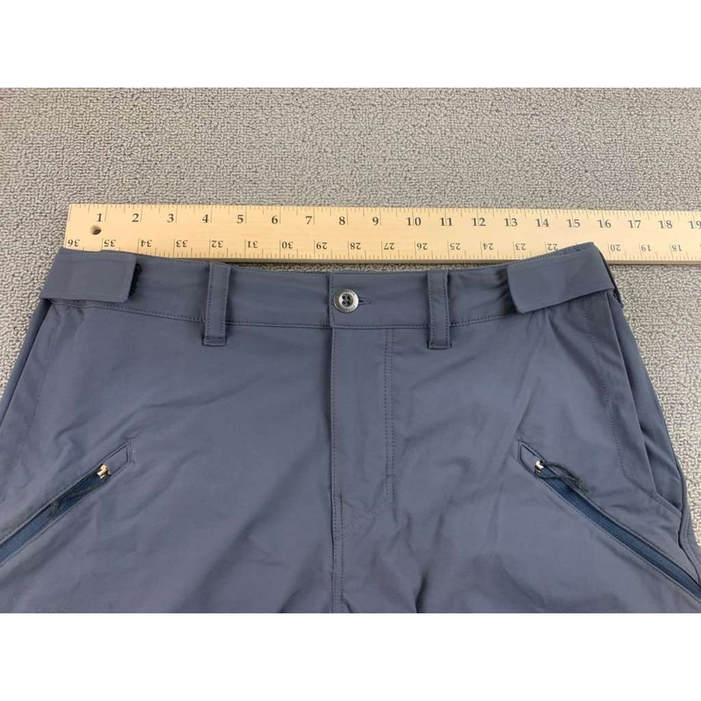 Patagonia Women 10 Gray Point Peak Trail Pants Hiking Nylon Blend Zip Pocket
