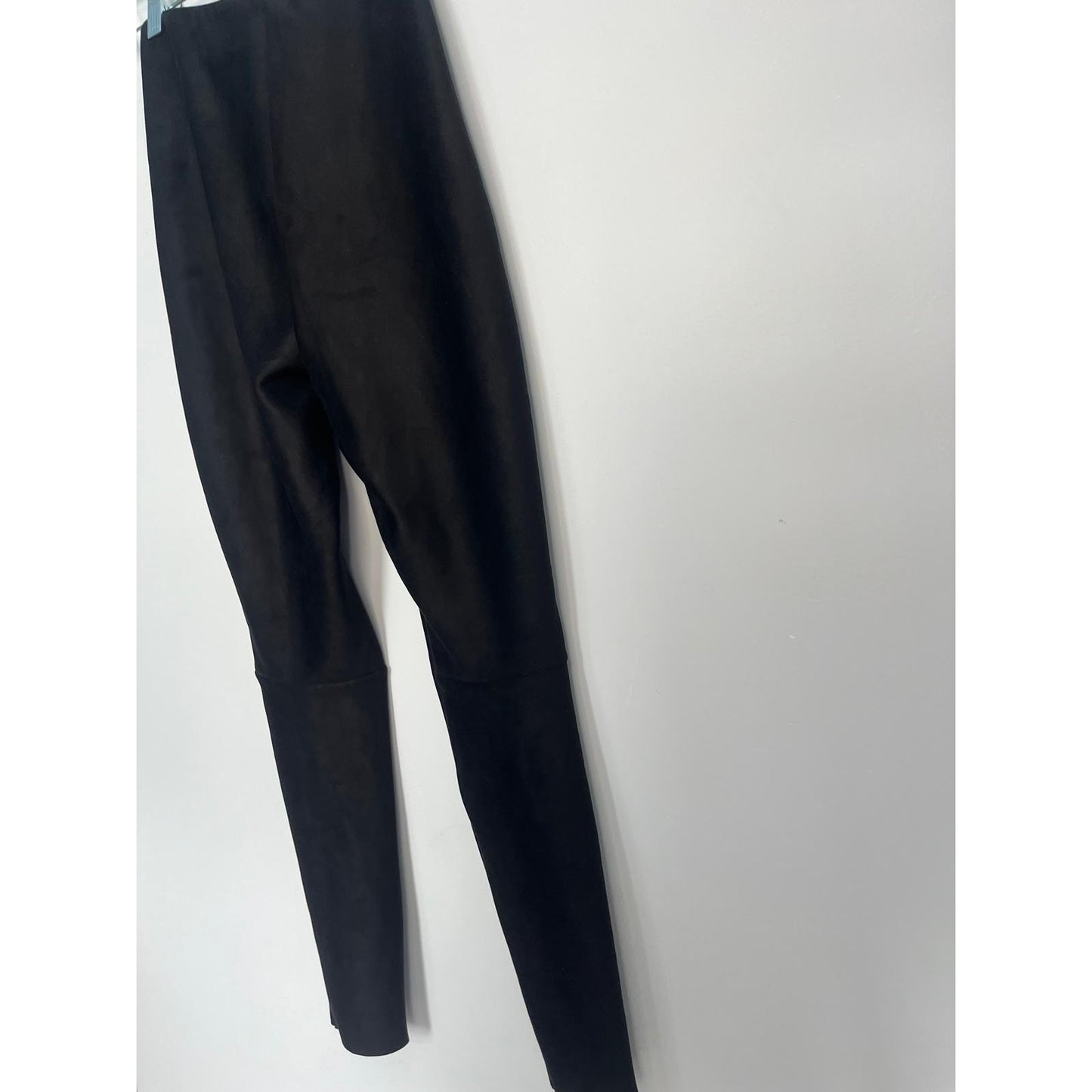 Commando Faux Suede Leggings Women S Black High Rise Stretch Pull On