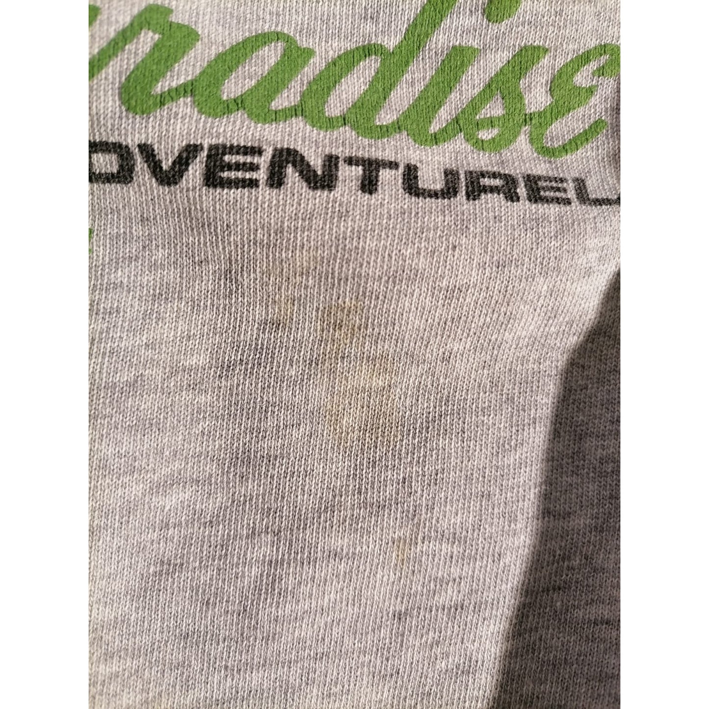 SISLEY Large Female Grey Cariboo Bugaboo Winter Paradise Graphic Sweatshirt Top