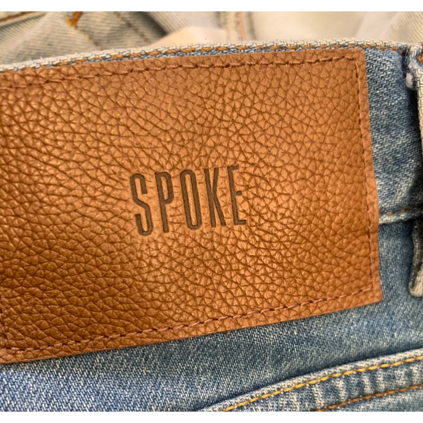 Spoke Mens 42 Jeans Blue Build A Regular Fit Straight