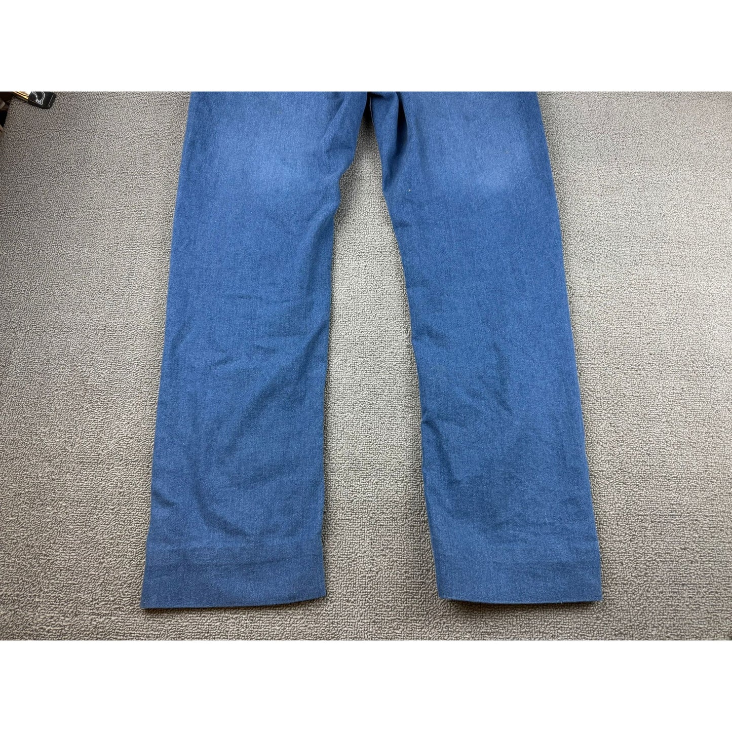 Copper And Oak Men's Size 34x32 Blue Straight-leg Jeans