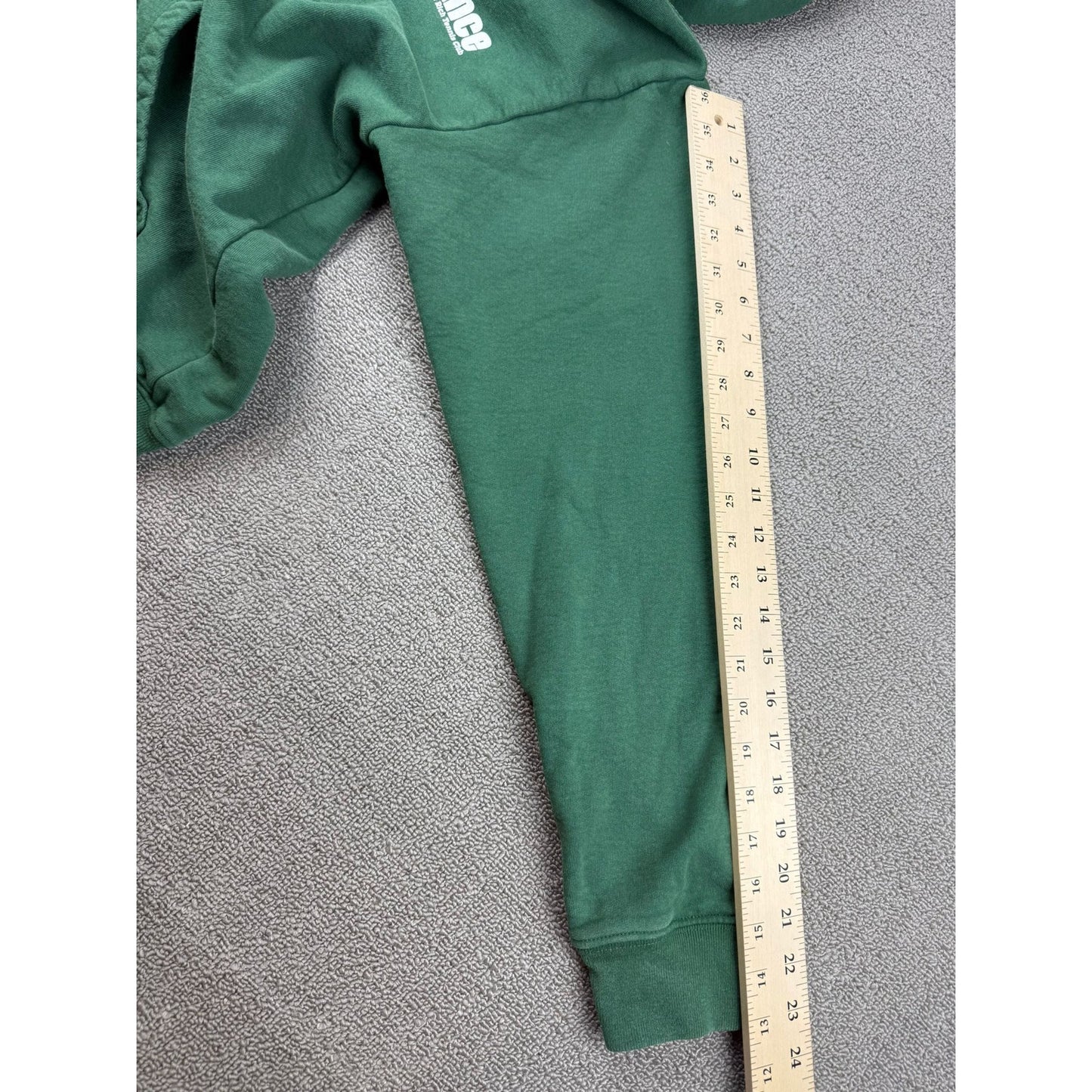 Sporty And Rich Men Small Green Prince Hoodie Pullover With Front Pocket