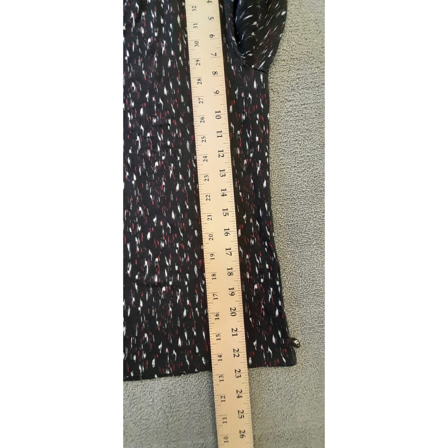 Scotch & Soda Amsterdam Women's Small Patterned Long Sleeve Mock Neck Top