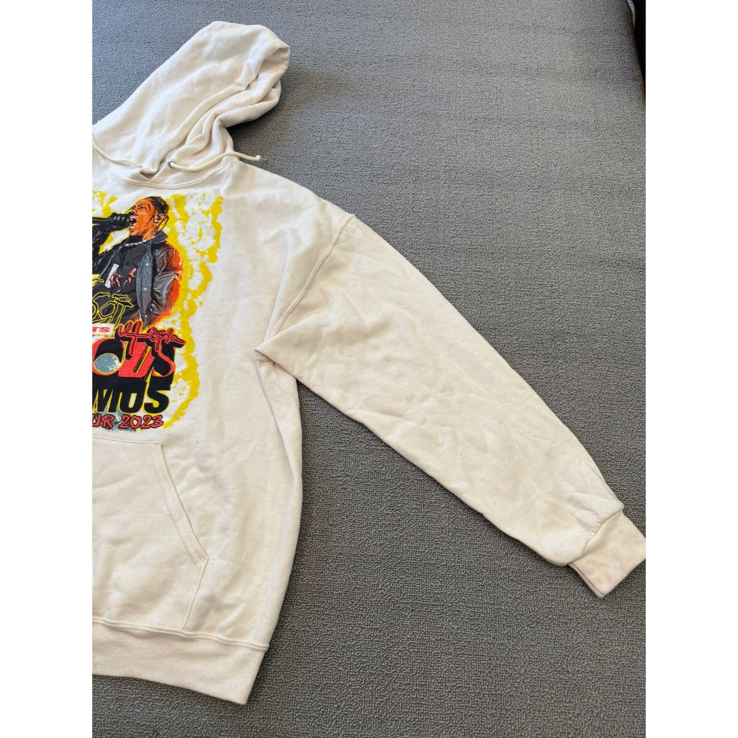 Jerzees Nublend Mens Extra Large Travis Scott Circus Maximus Tour 2023 Hoodie