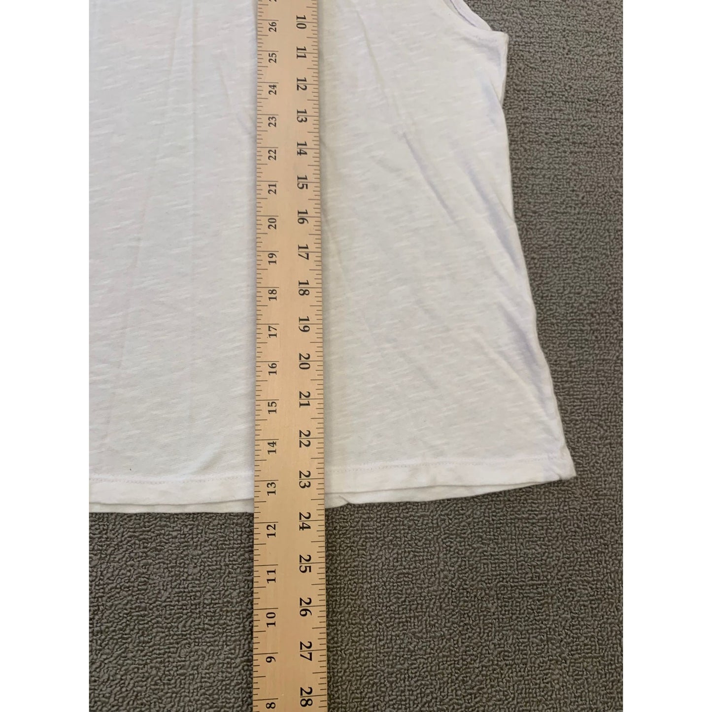 Buck Mason Men's Medium White Tank Top Made In USA