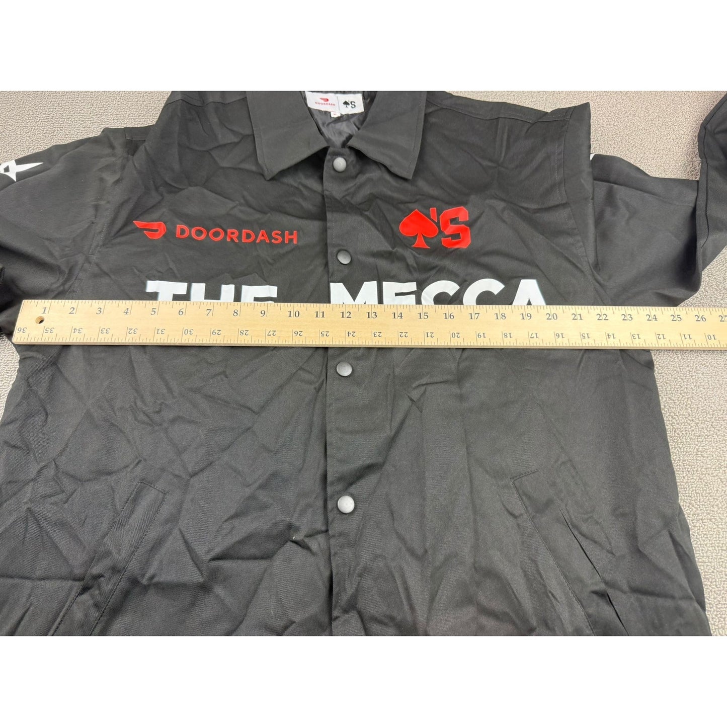 DoorDash Ace’s The Mecca NYC Coach Jacket Black XL