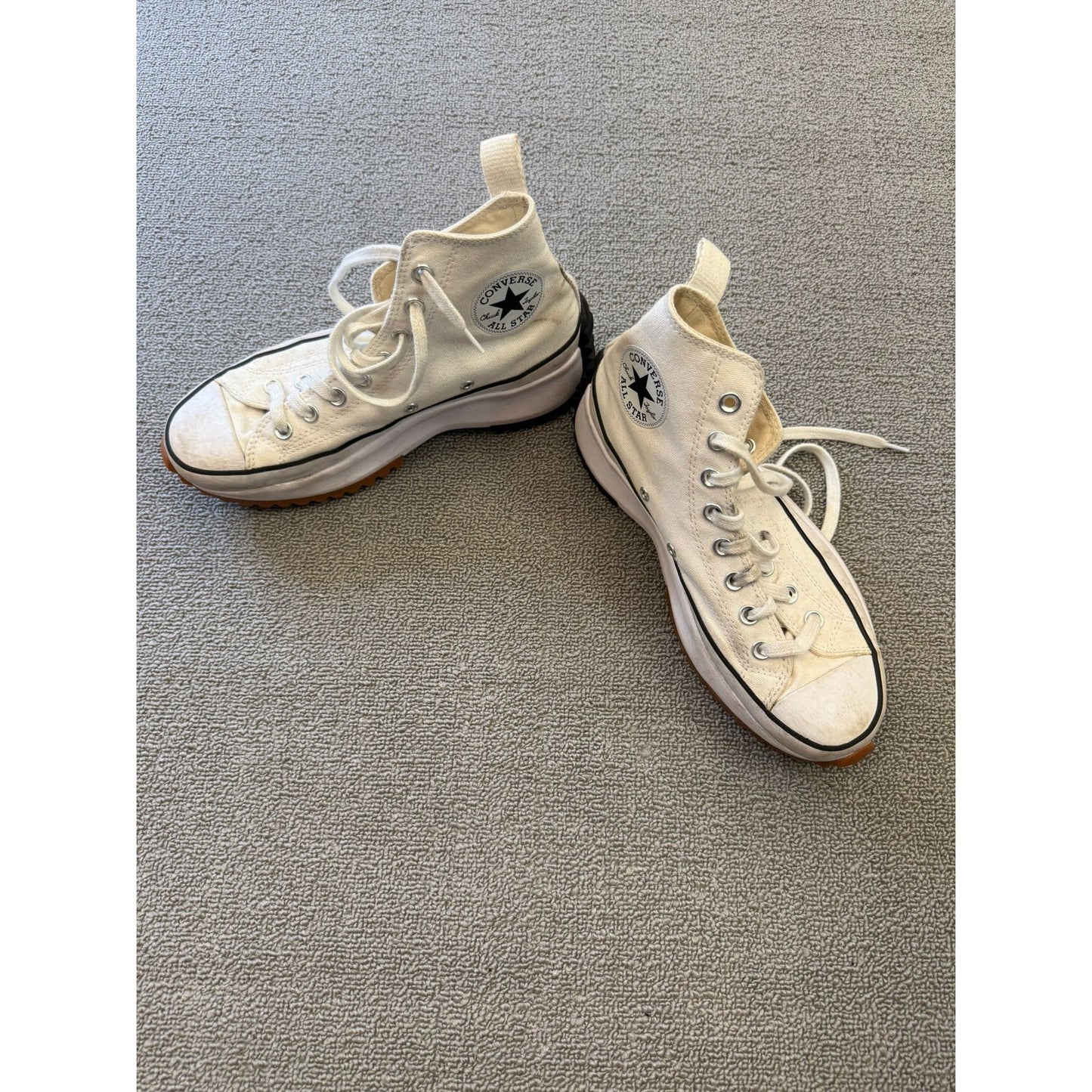 Converse Chuck Taylor Men's 7.5 White High-Top Sneakers