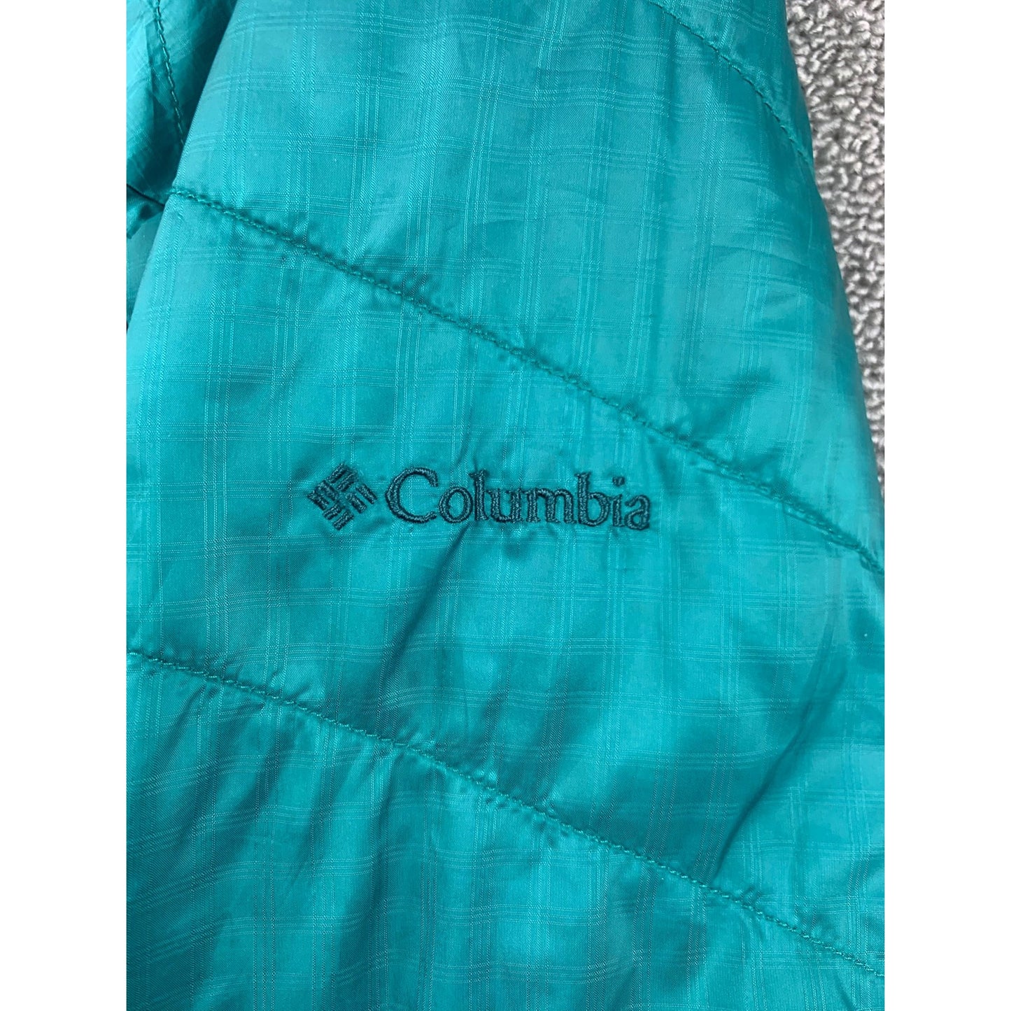 Columbia Women's Medium Teal Green Interchange Omni-Heat Puffer Jacket