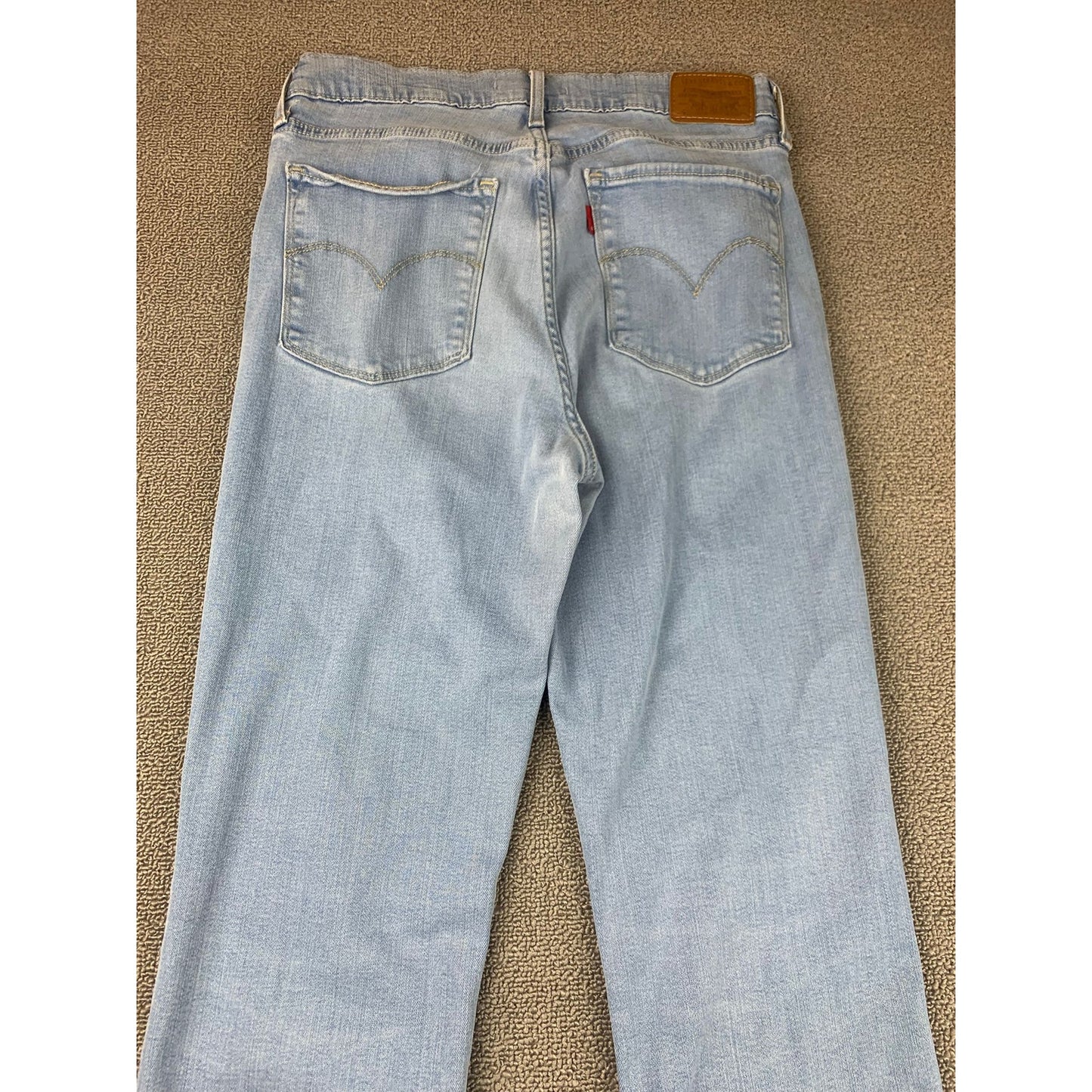 Levi's Women's 29x28 724 High Rise Light Wash Premium Jeans