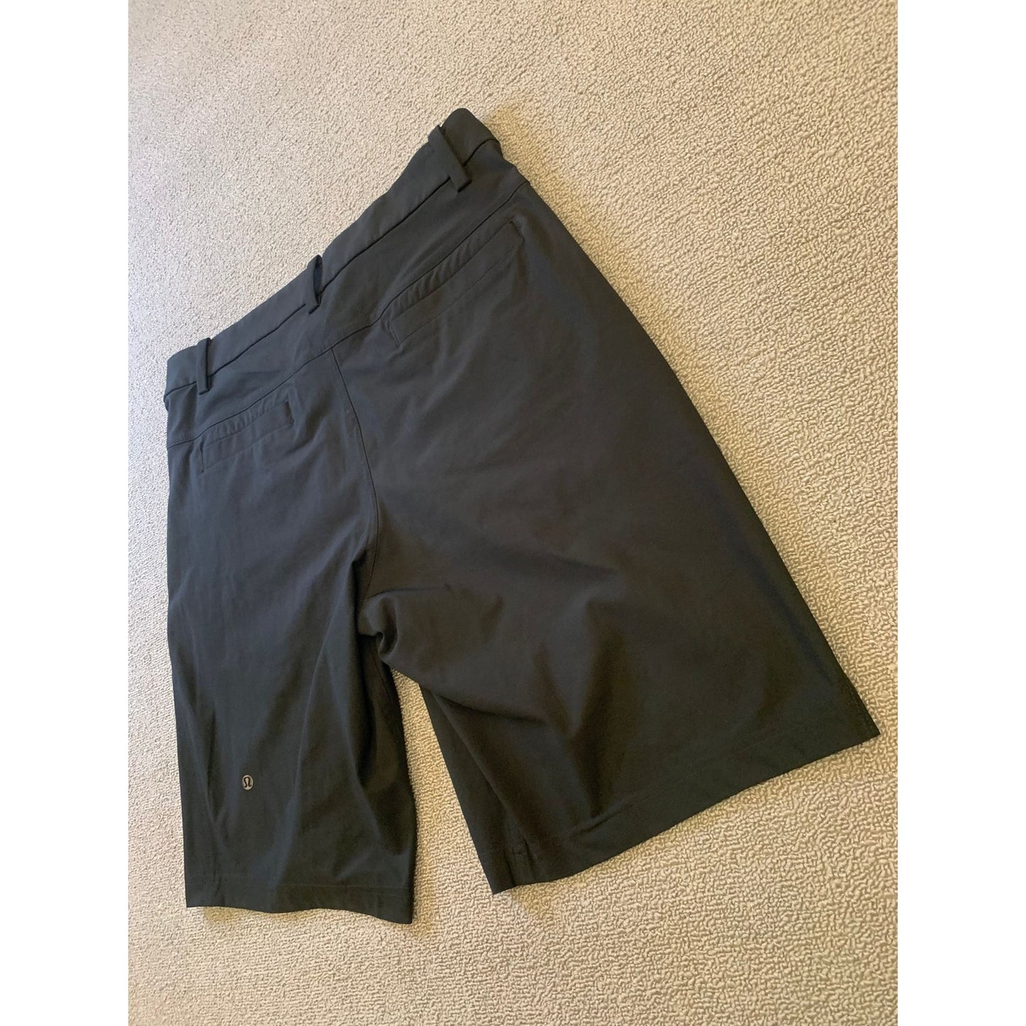 LULULEMON Men's Shorts 36 Black Golf Shorts Strech