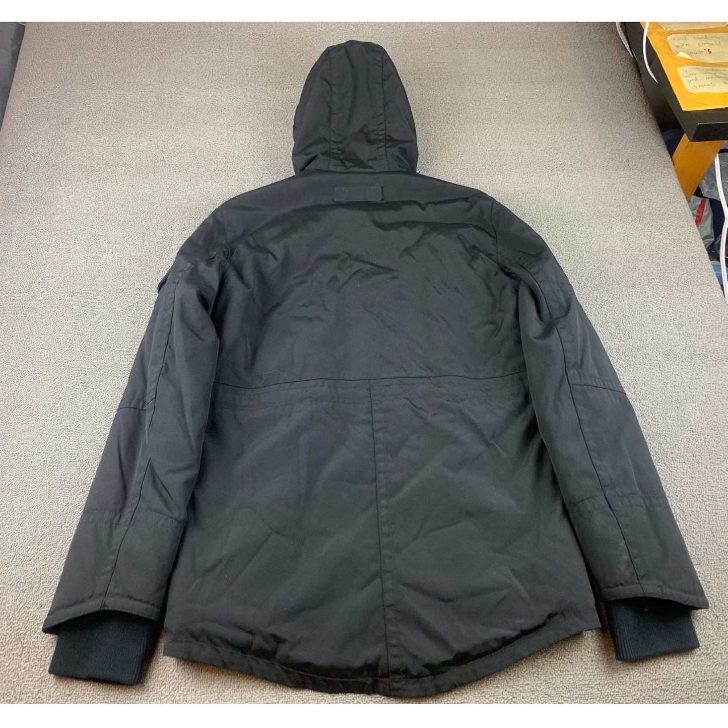 Zadig & Voltaire Kris Parka Women’s Small Black Hooded Zip Pockets