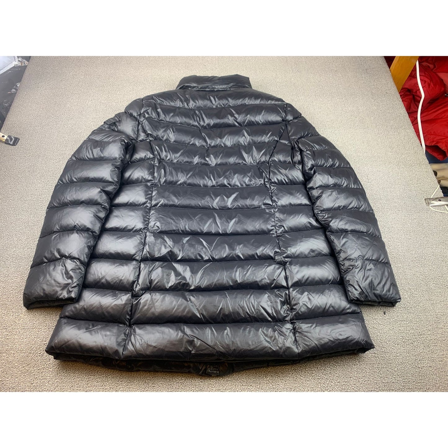 Karl Lagerfeld Womens Medium Black Down Puffer Jacket