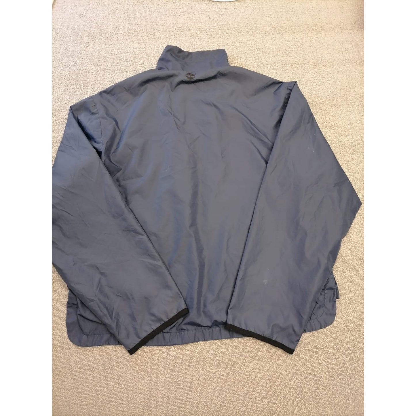 Timberland Large Male Blue Weathergear Full Zip Lightweight Windbreaker Fall