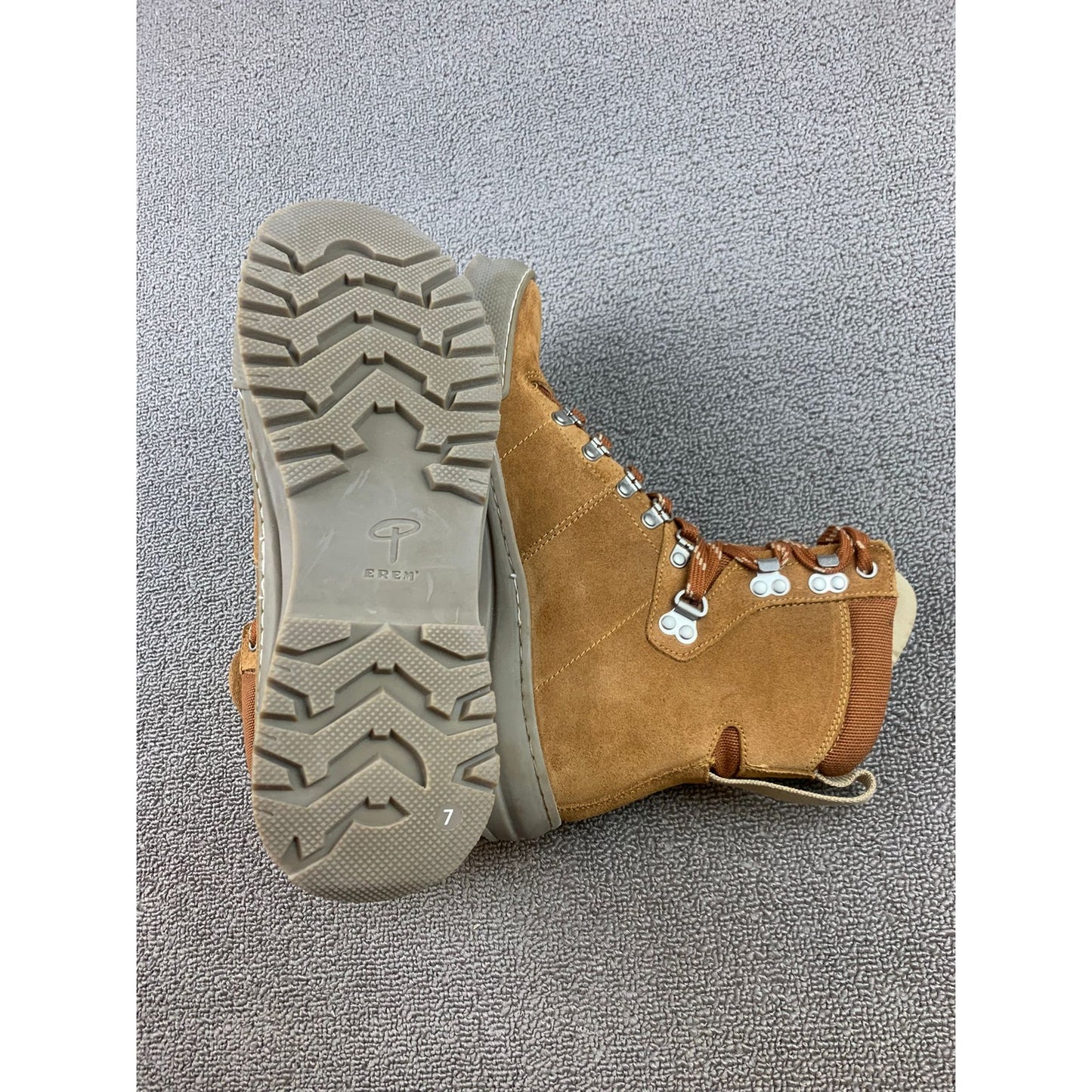 Erem Men's 7 Tan Suede Xerocole Hiking Boots Lace Up Trail Expedition