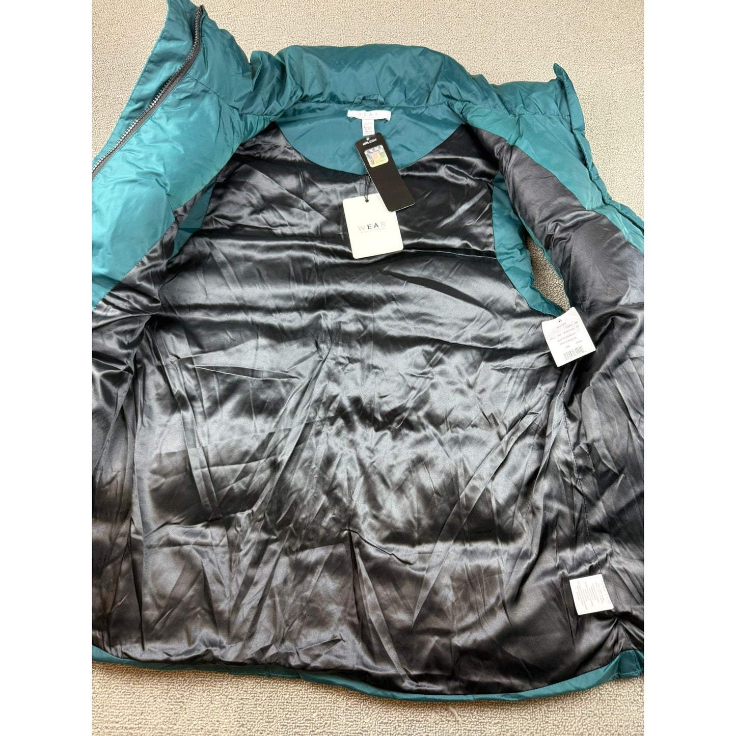 WEAR By Erin Andrews Women's XXL Green Philadelphia Eagles Puffer Vest