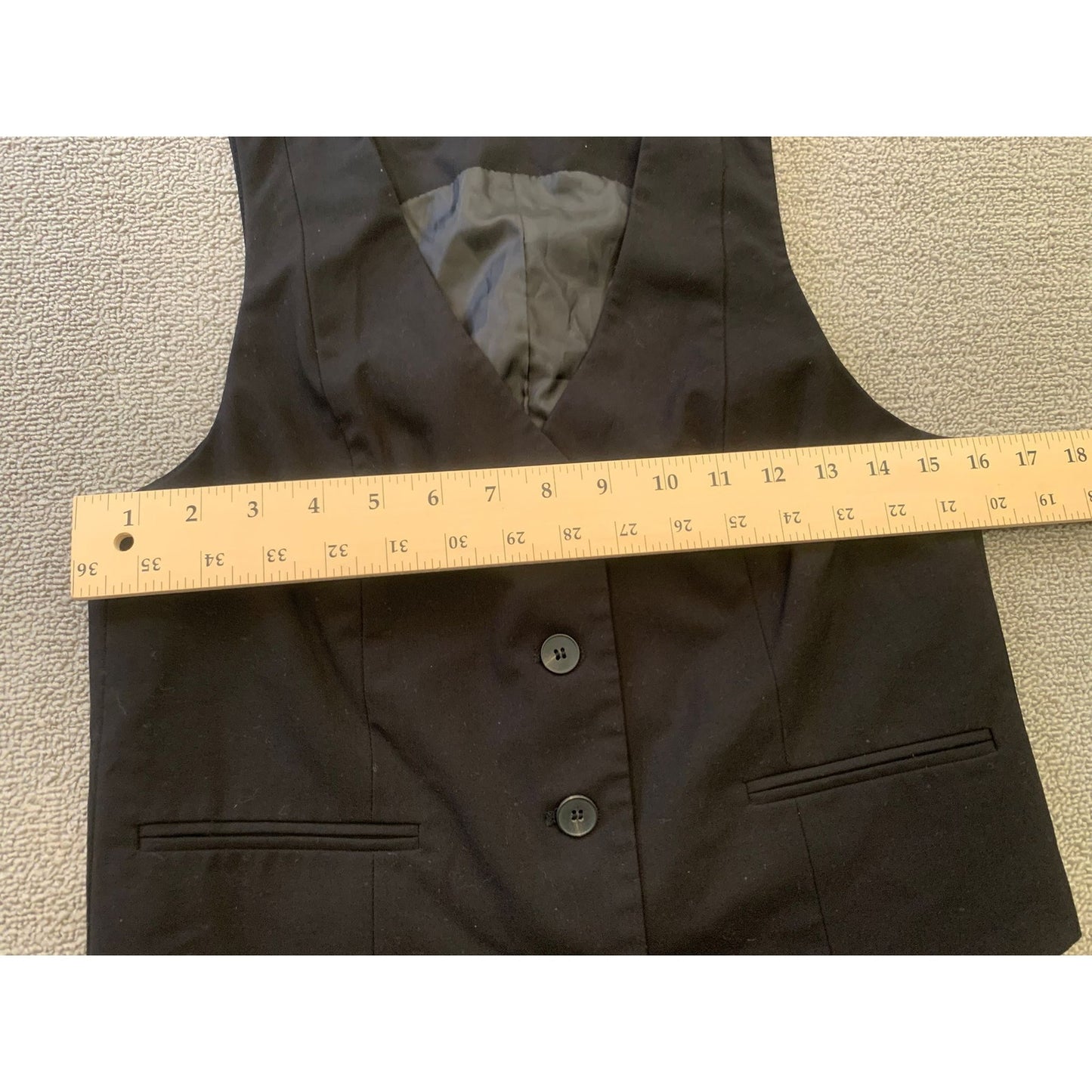 ZARA Women's XS Black Vest Dressy Formal