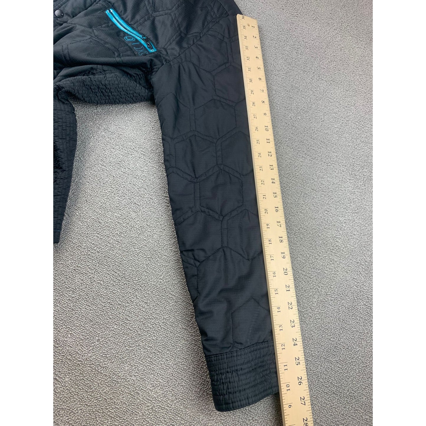 Hurley Men's XL Covert Black And Blue Quilted Jacket