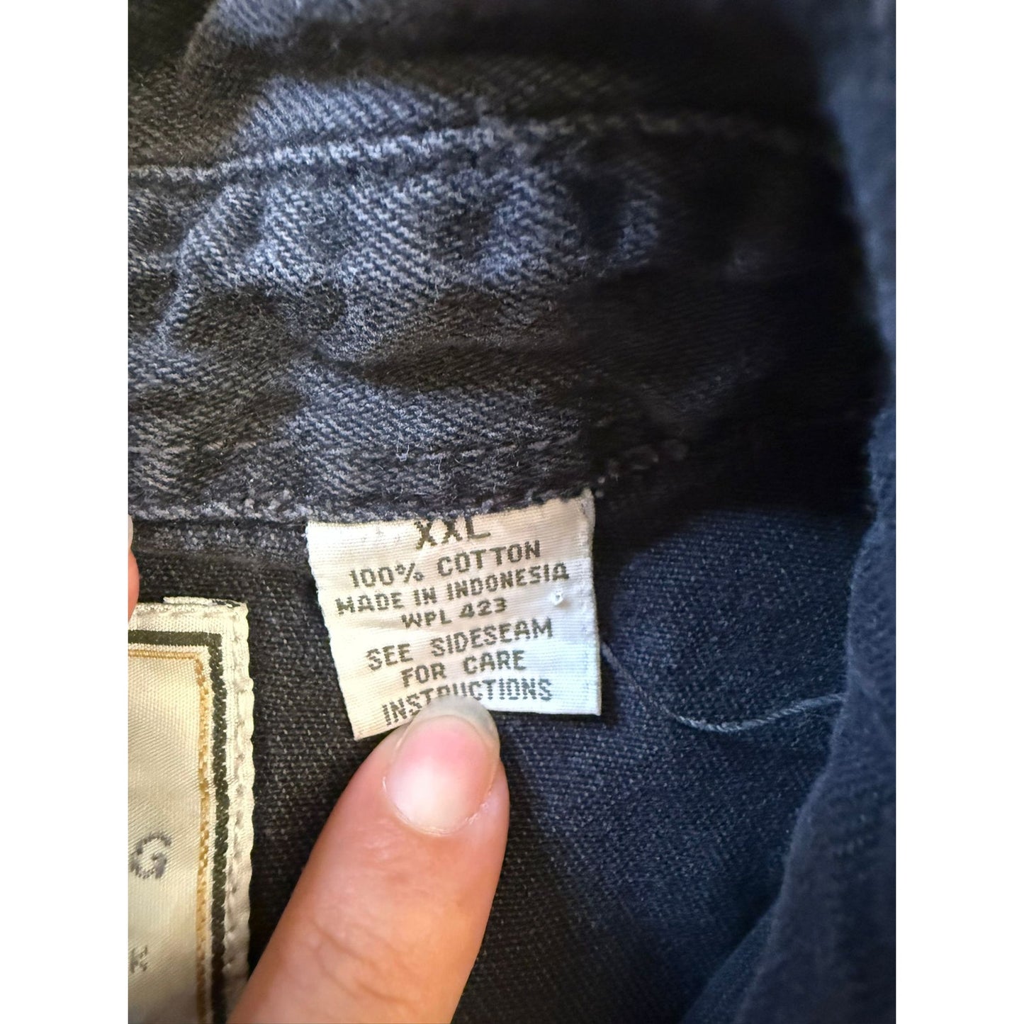 Levis Mens XXL Black Western Jean Snap Shirt Long Sleeve