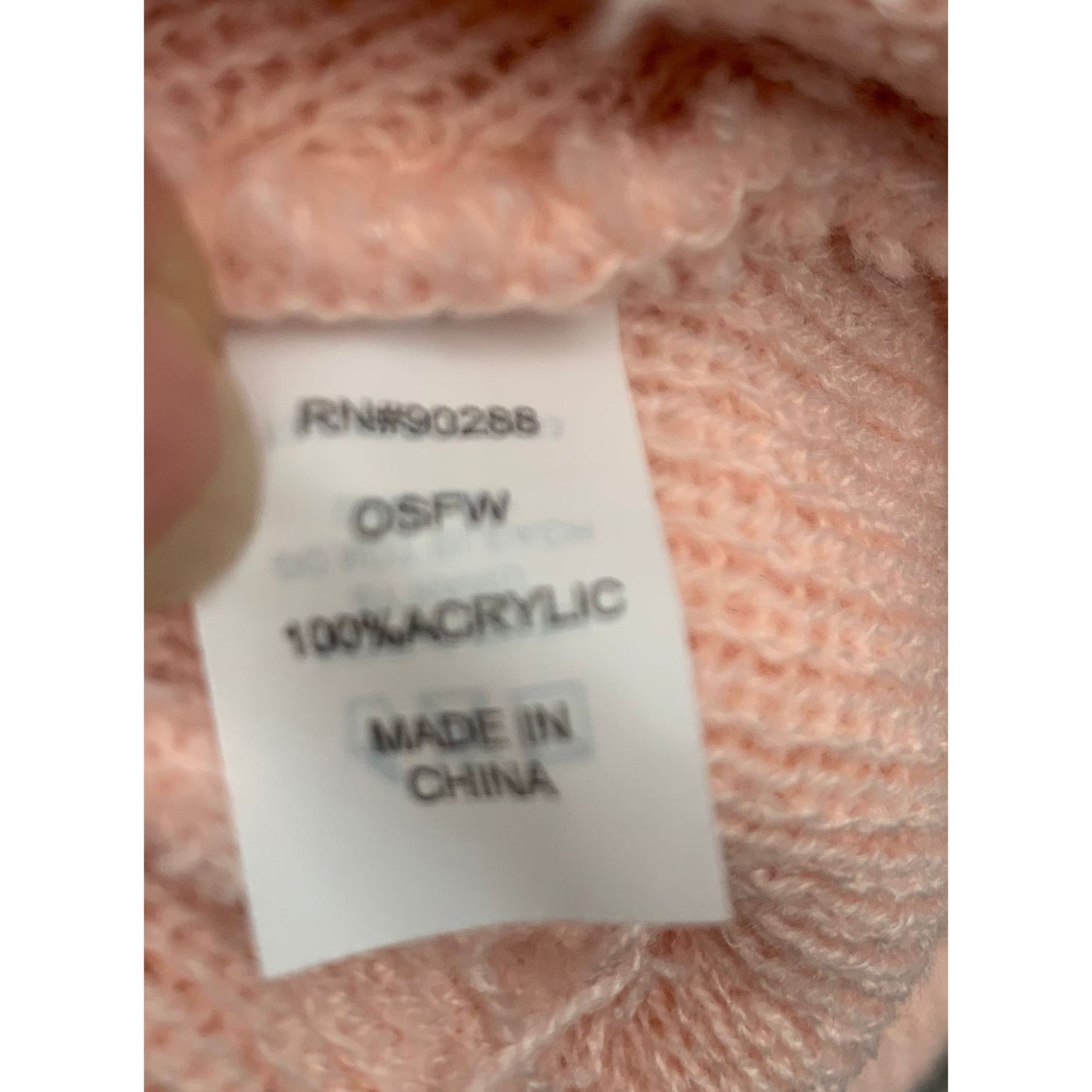 Adidas Women Pink Embroidered Adidas Logo Embroidered Knit Beanie One Size