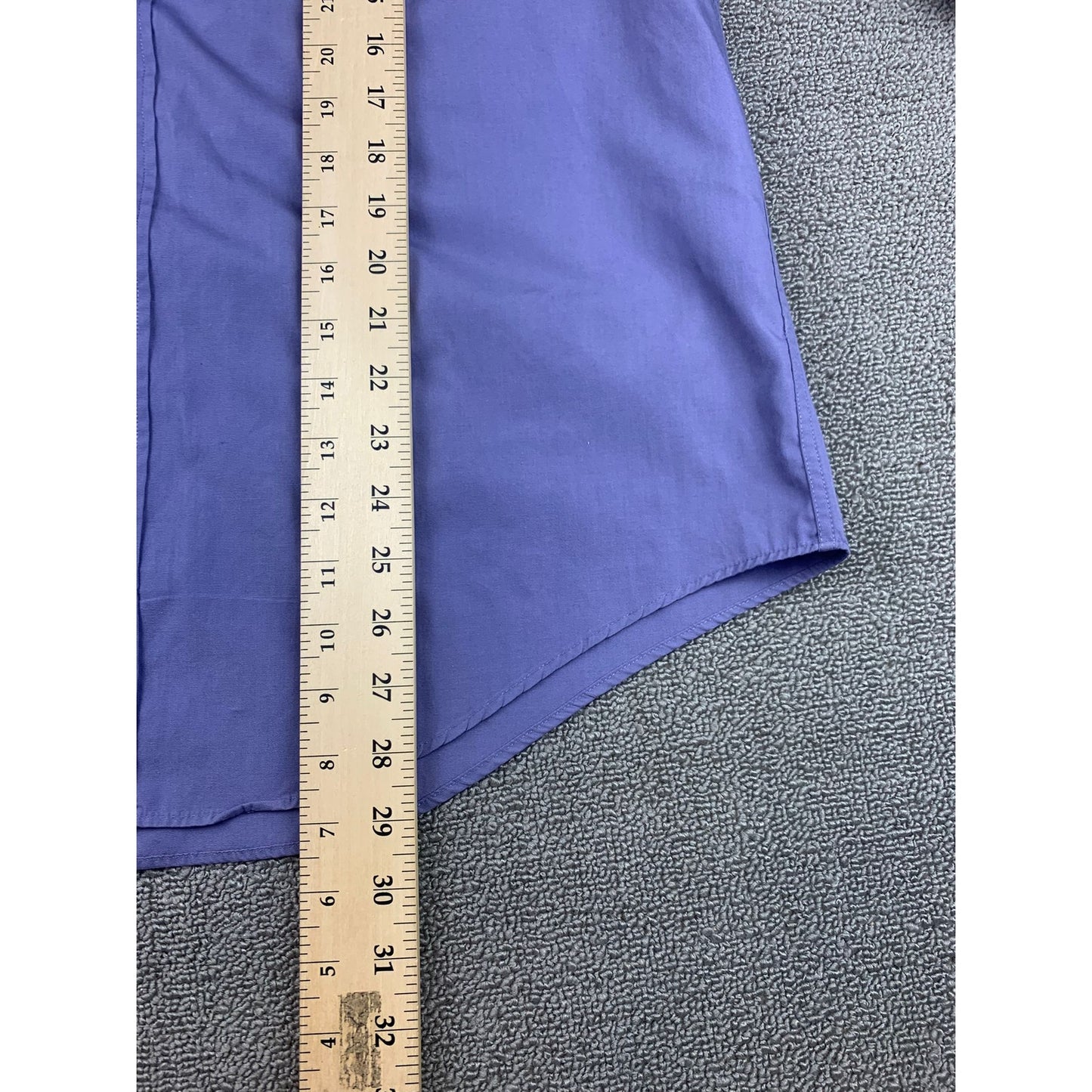 Yves Saint Laurent Men's 16.5 32/33 Purple Dress Shirt Long Sleave