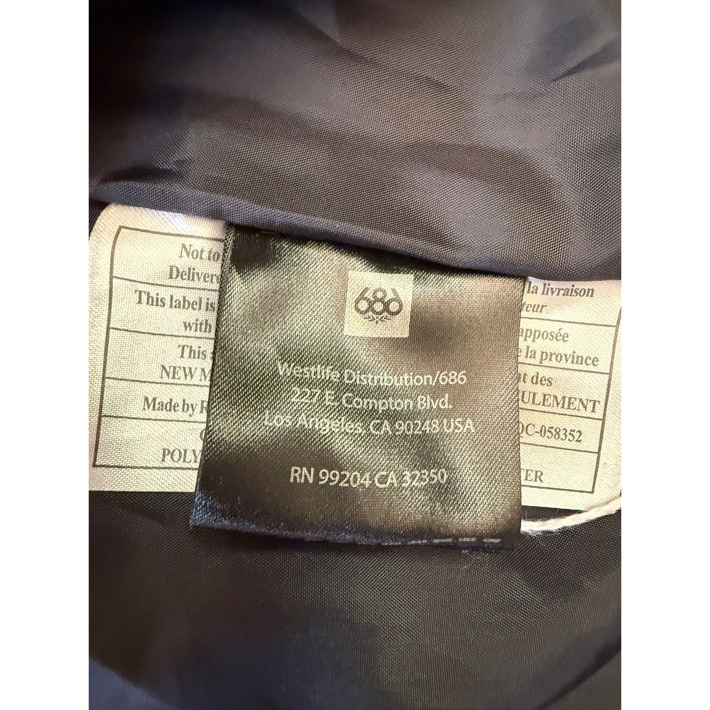 686 Mens Bedwin Insulated Jacket Size L Solar Tie