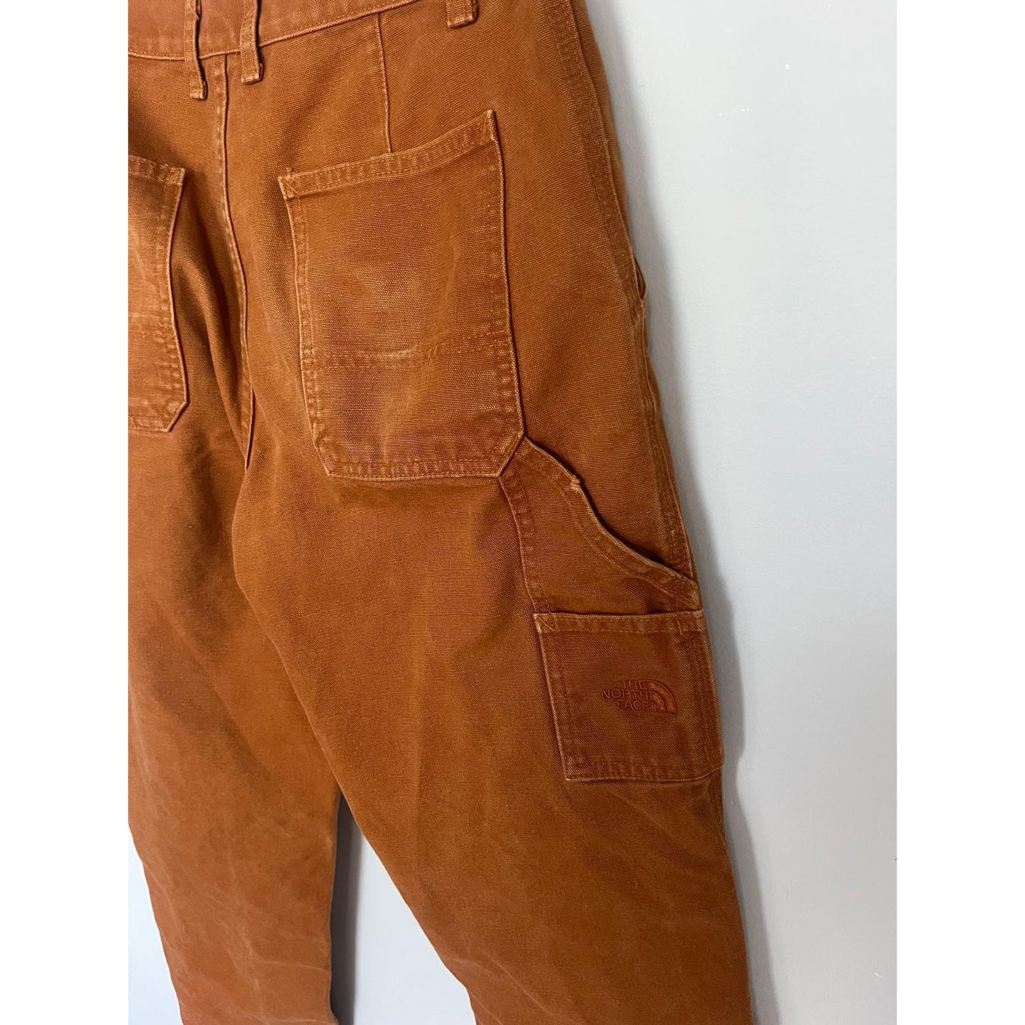 The North Face Utility Work Pants Men 32 Brown Canvas Carpenter
