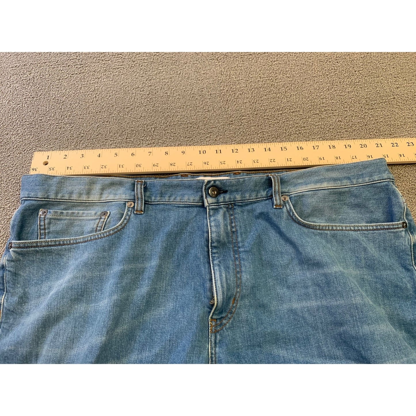 Spoke Mens 42 Jeans Blue Build A Regular Fit Straight