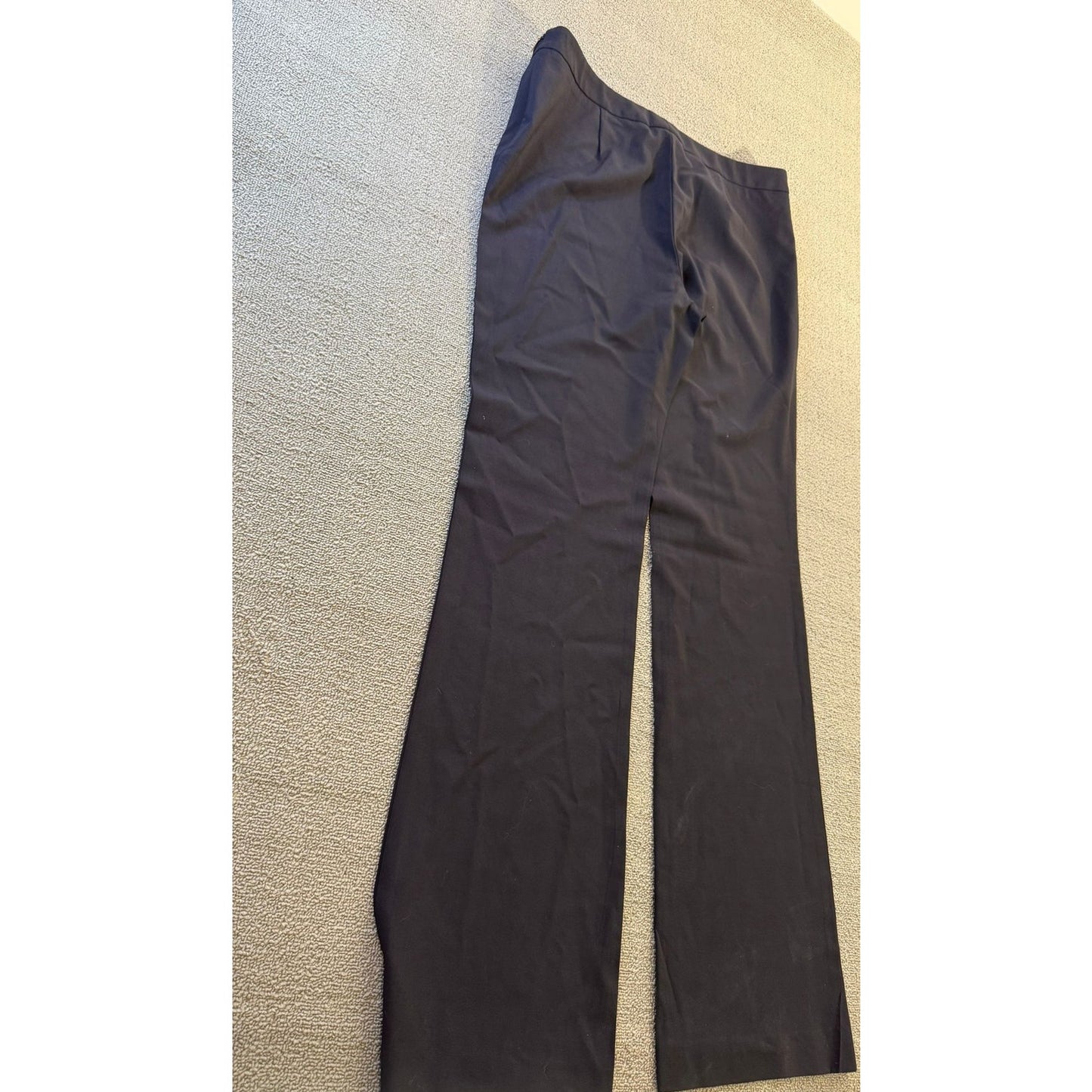 BOSS Hugo Boss Women's Dark Navy Wide Leg Pants US 10 Professional Style