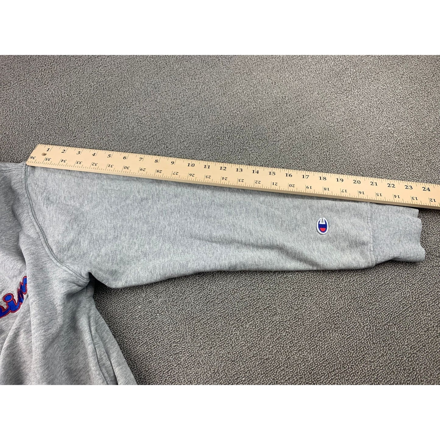 Champion Men's Large Reverse Weave 3D Embroidered Crew Sweatshirt