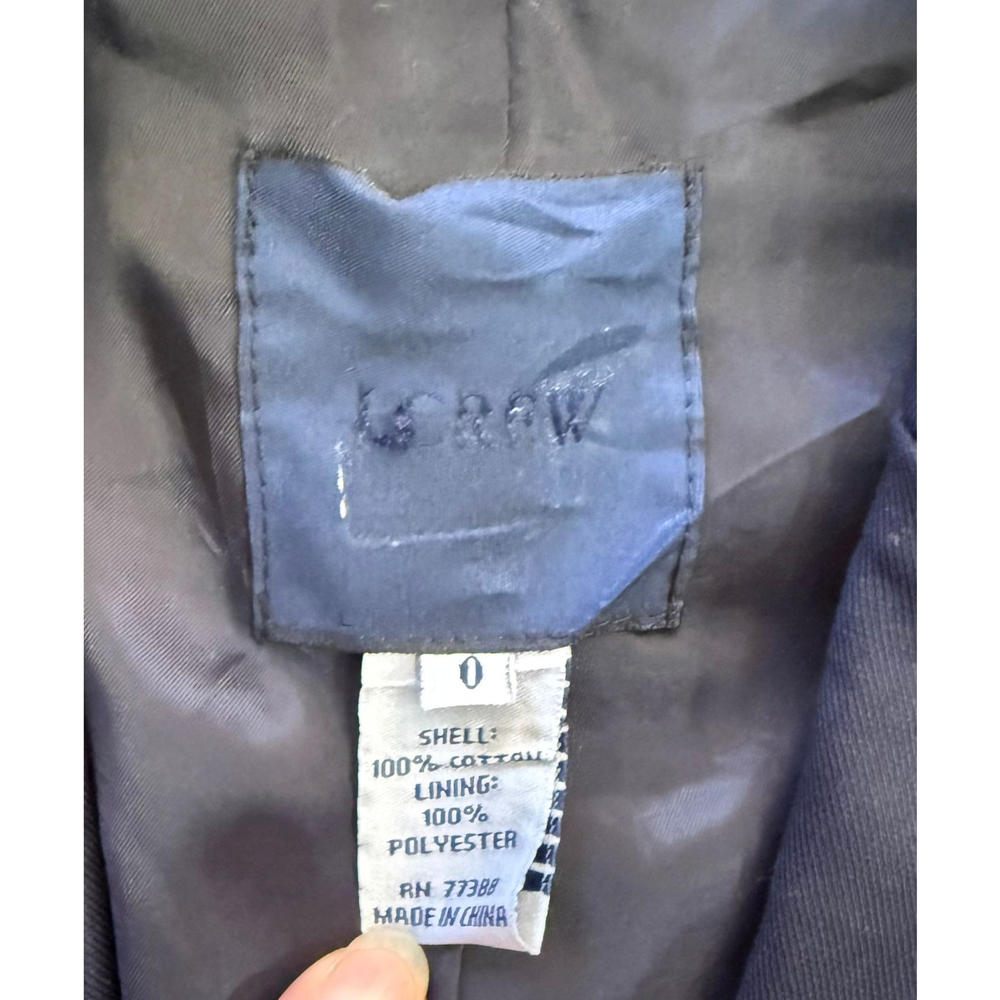 J.Crew Womens 0 Blue Two Button Long Sleeve Blazer Jacket Coat