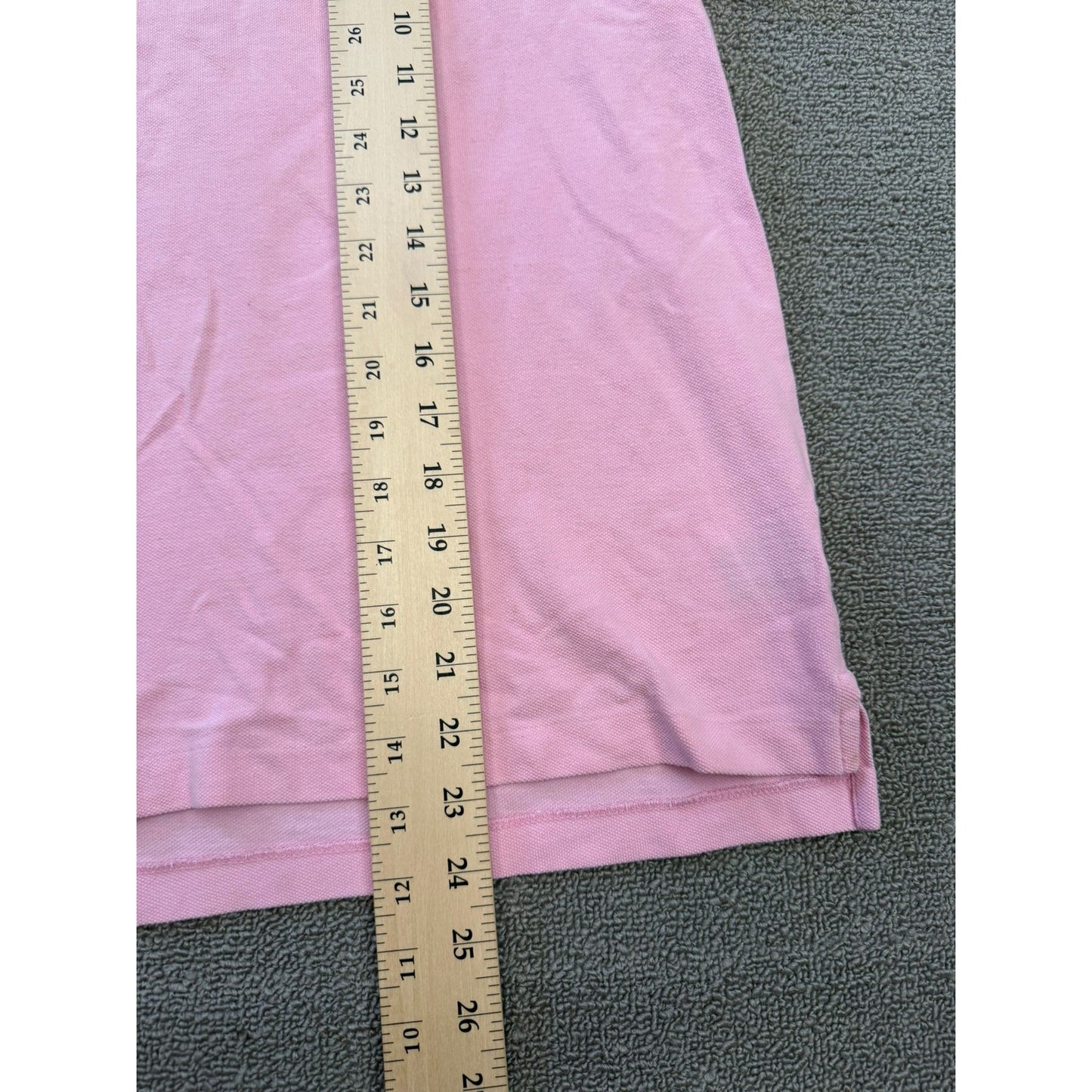 Ralph Lauren XL Pink Polo Shirt Rugby Short Sleeve Collared