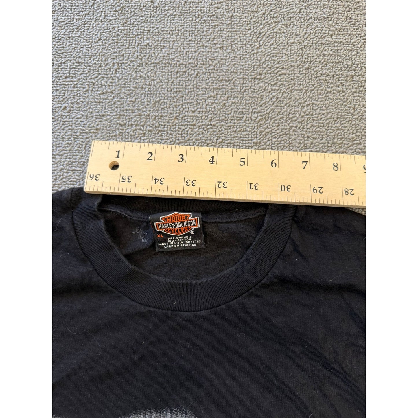Harley-Davidson Men's XL Milwaukee HomeRun 2000 Graphic T-Shirt W/ Hole