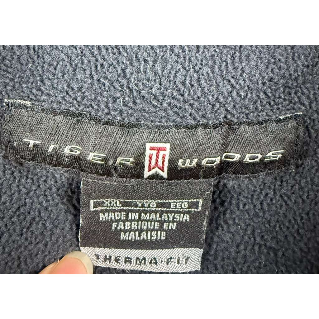 Nike Tiger Woods Collection Pullover Sweatshirt XXL Gray Therma Fit Quarter Zip