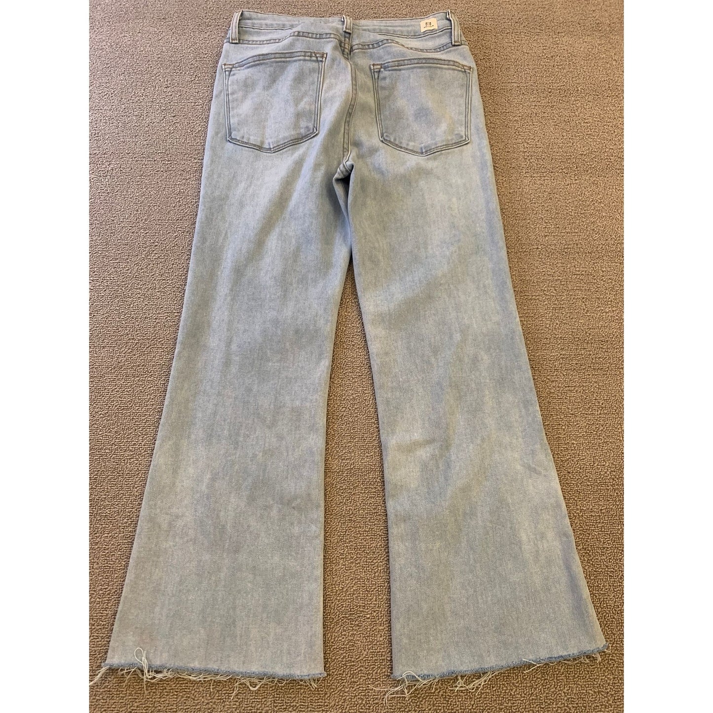 L.T.J. Letter to Juliet Denim Sicily Women's 27 Blue Jeans Raw Hem