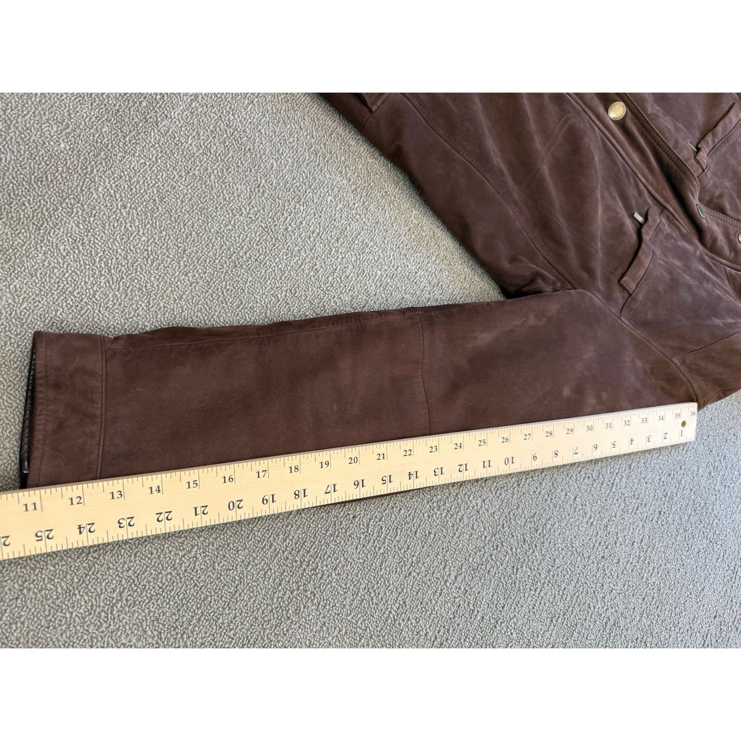 Brooks Brothers Men Size M Field Genuine Leather Jacket Brown Quilted Lining