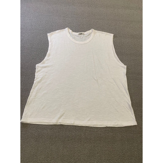 Buck Mason Men's Medium White Tank Top Made In USA