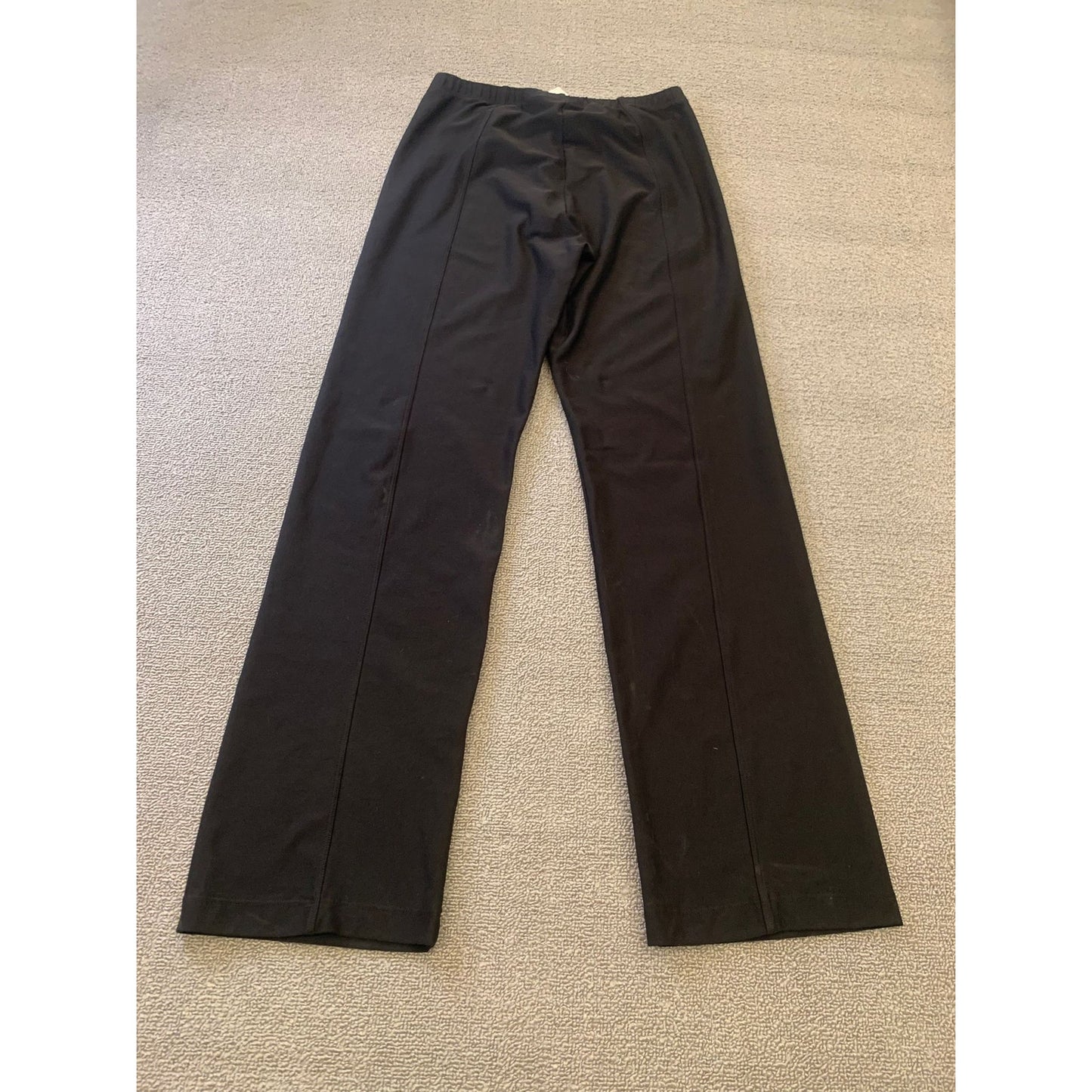 Vintage Nike Women Small Petite Black Straight Leg Pants Made in Taiwan 90's Y2K