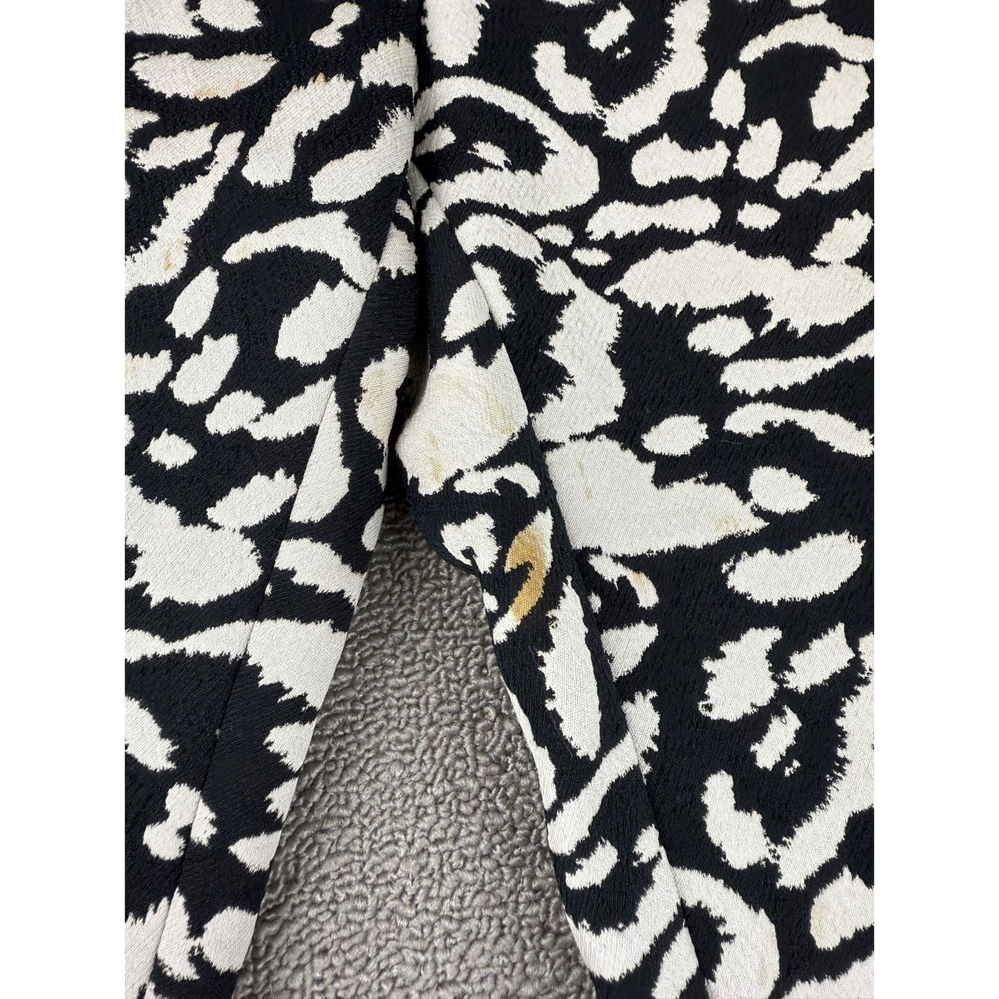 Christian Dior Women US 2 Black And White 2016 Dior Straight Leg Pants