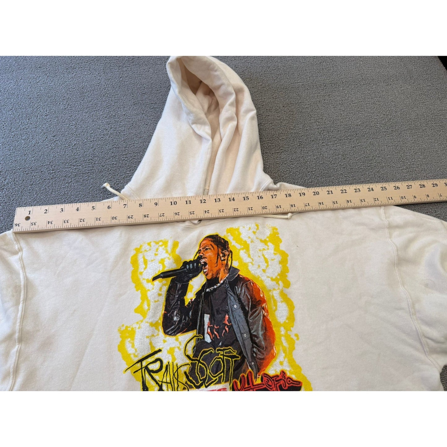 Jerzees Nublend Mens Extra Large Travis Scott Circus Maximus Tour 2023 Hoodie
